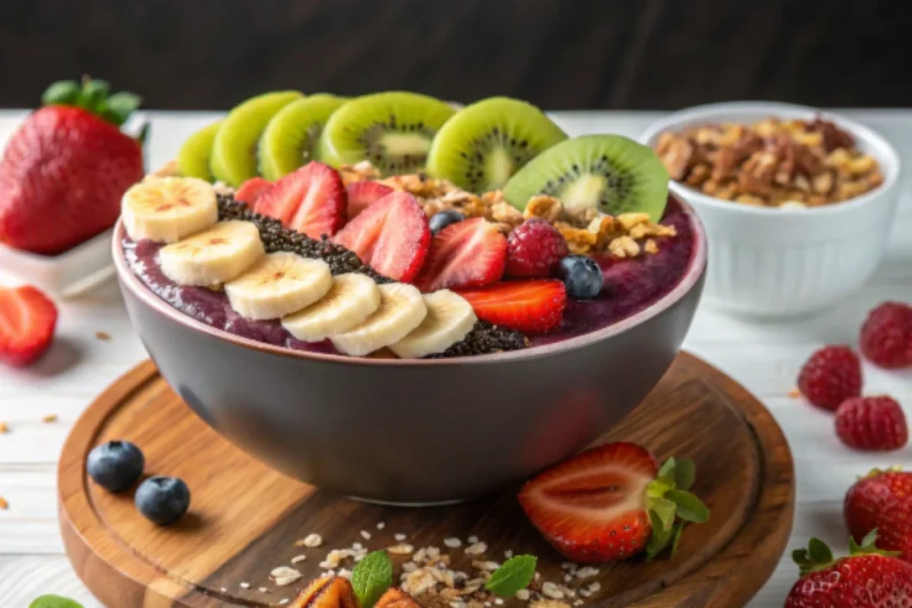 Naturally Delicious Tropical Acai Bowl