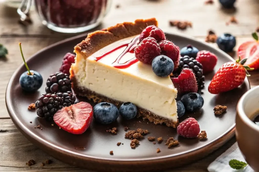 Carnivore desserts on a plate ready to eat.