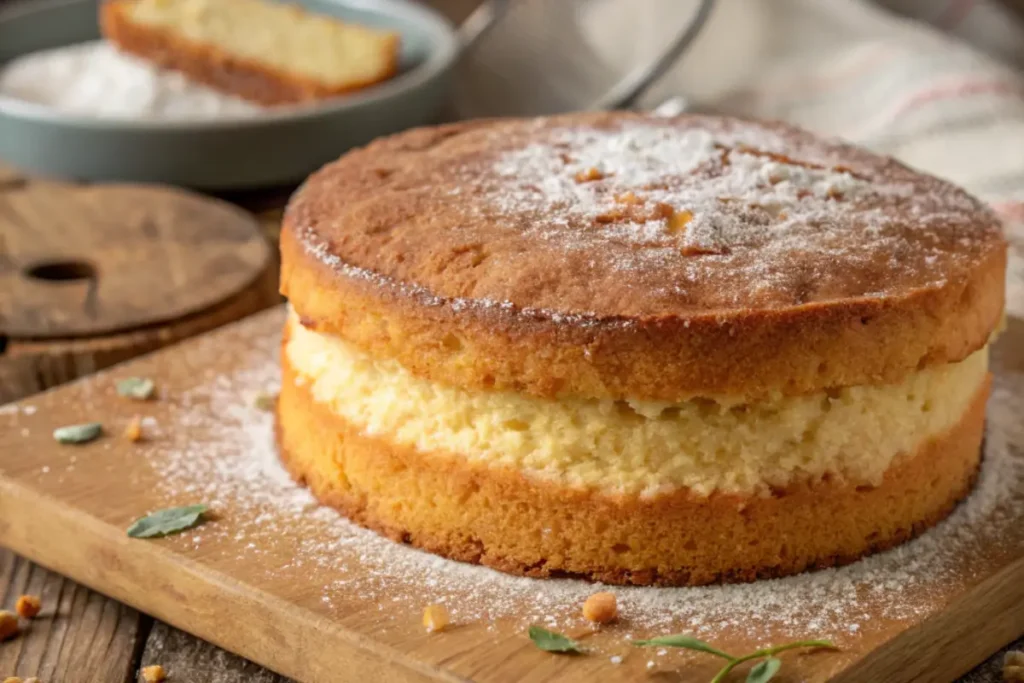 Delicious golden hoe cake recipe on a plate.