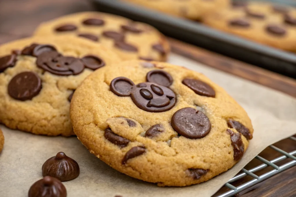 Disney chocolate chip cookie recipe metric measurements closeup